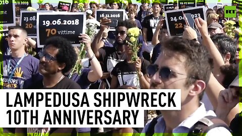 Hundreds participate in ceremony honoring 10th anniversary of shipwreck near Lampedusa