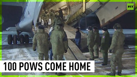Russia-Ukraine POW exchange | 100 Russian soldiers return home