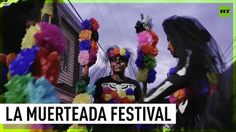 Mexico celebrates the Day of the Dead with a colorful parade