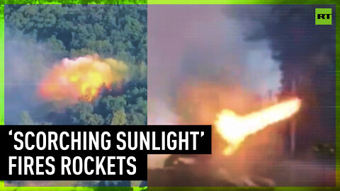 TOS-1A Solntsepyok (‘Scorching sunlight’) in action