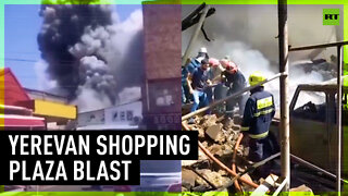 Strong explosion tears through Armenian market