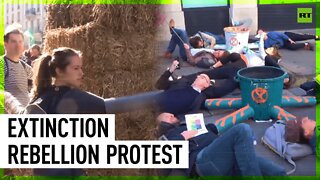 XR 'climate inaction' protest in Paris
