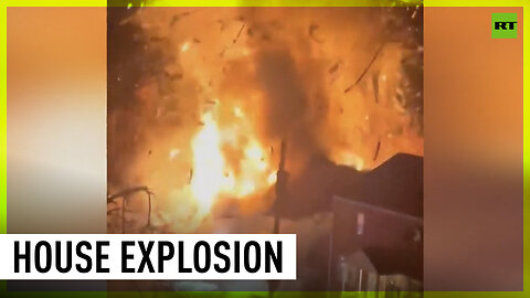 House blows up as police move in to search premises
