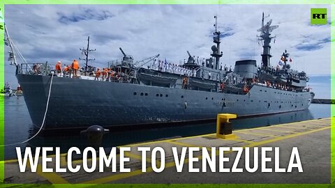 Russian training ship 'Smolny' arrives at Venezuelan port