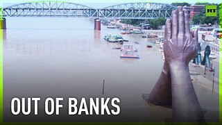 River Ganges bursts its banks amid heavy rains