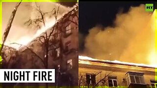 Raging nightmare | Ten injured, hundreds evacuated as fire breaks out at Moscow apartment complex