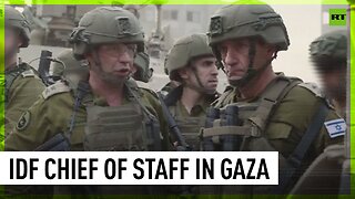 ‘The war will go on’ | Israeli chief of staff meets troops in Gaza