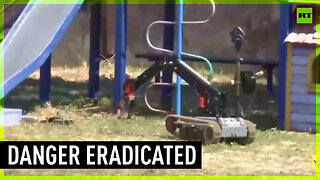 Bomb defused at Kherson playground