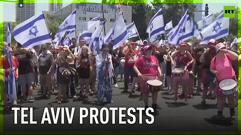 Protesters block Tel Aviv’s streets as Israel marks nine months of Gaza war