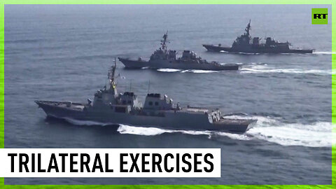 US, Japan and South Korea hold joint naval exercises