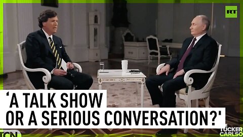 Putin predetermines the flow of the interview with Tucker Carlson