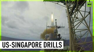 Singapore and US hold military drills in Philippine Sea
