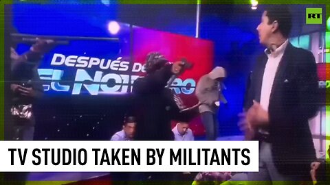 Militants storm TV studio in Ecuador – reports