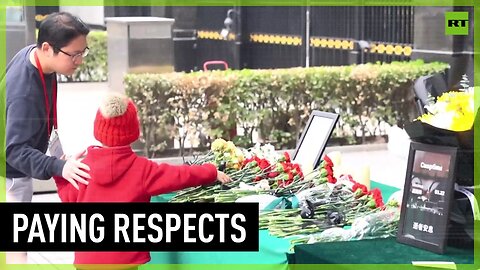People in Beijing honor victims of Crocus City Hall massacre