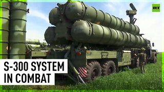 Russian S-300 missile system in combat