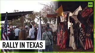 'Be strong for this country' | Protest convoy gather in Texas to march to border