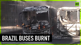 Dozens of buses burnt after cops kill militia member in Rio
