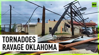 Oklahoma town severely damaged by tornado