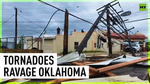 Oklahoma town severely damaged by tornado