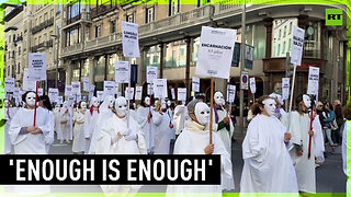 Madrid holds massive rally on International Day to End Violence Against Women