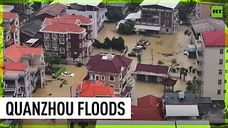 Typhoon Doksuri brings floods to Quanzhou