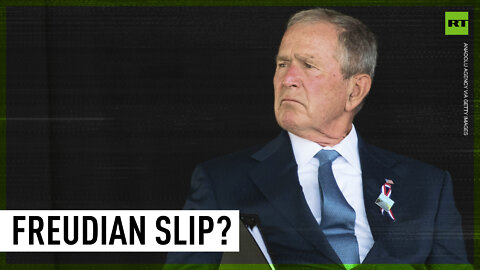 Bush slams 'unjustified' invasion of… Iraq