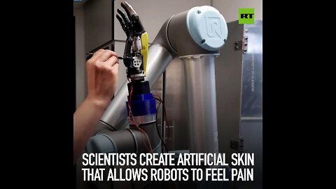 Scientists create artificial skin that allows robots to feel pain