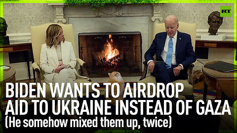 Biden wants to airdrop aid to Ukraine instead of Gaza