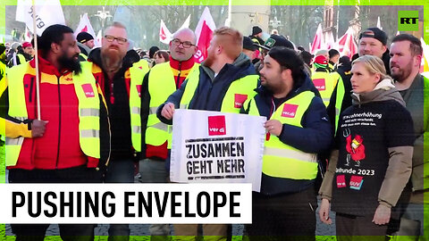 Postal workers go on strike demanding better pay in Germany