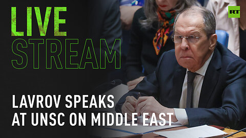 Lavrov speaks at UNSC meeting on Middle East