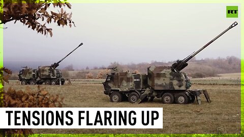 Serbia deploys artillery near Kosovo