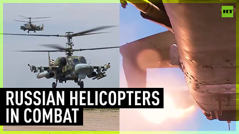 Russia’s Ka-52 and Mi-28 helicopters in action