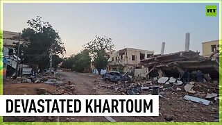 Khartoum buildings devastated amid Sudanese civil war