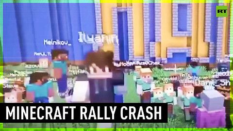 First-ever political rally in Minecraft draws 12,000, then crashes