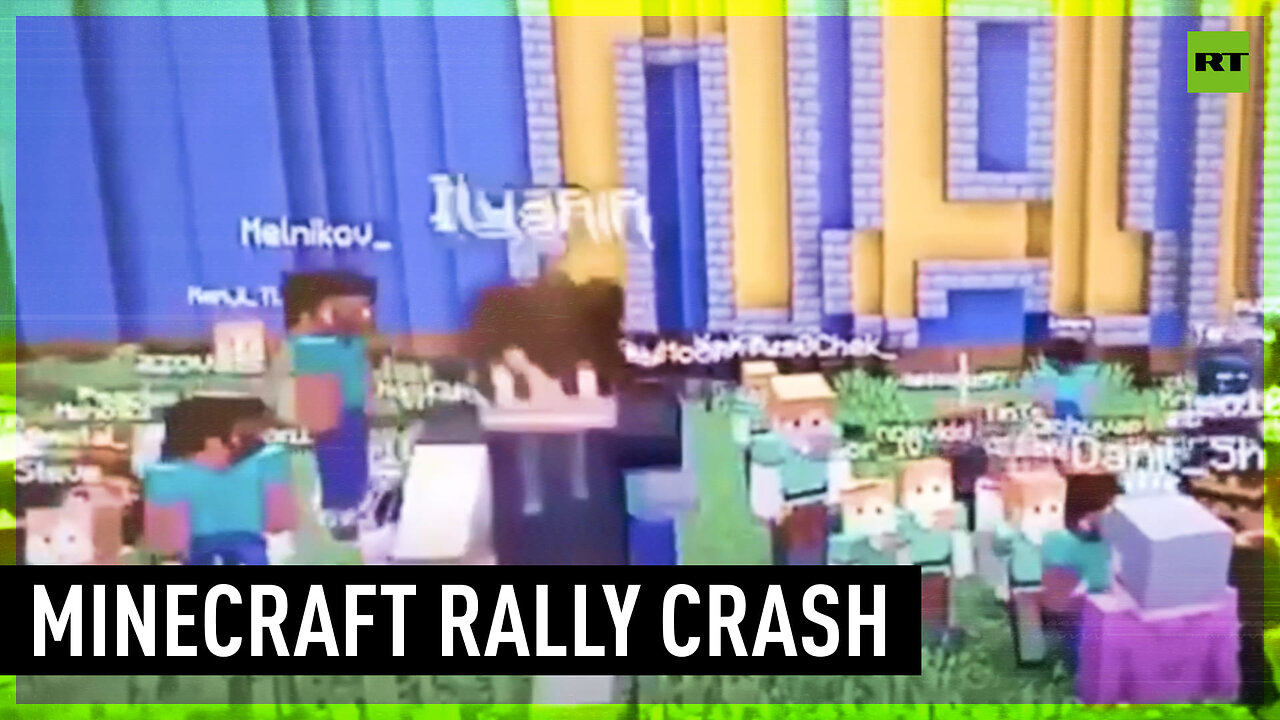Minecraft Politics Update First-ever political rally in Minecraft draws 12,000, then crashes