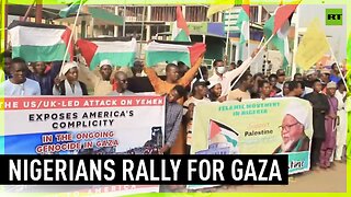 Nigerians march in solidarity with Gaza