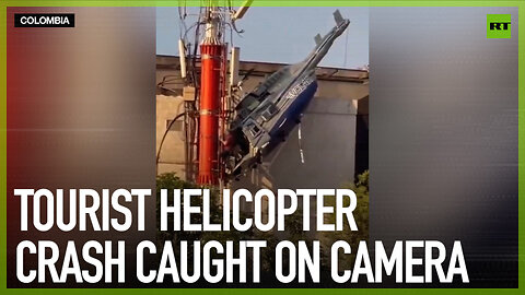 Tourist helicopter crash caught on camera