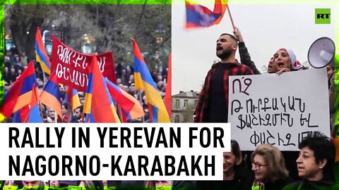 Yerevan sees thousands rally in support of disputed Nagorno-Karabakh