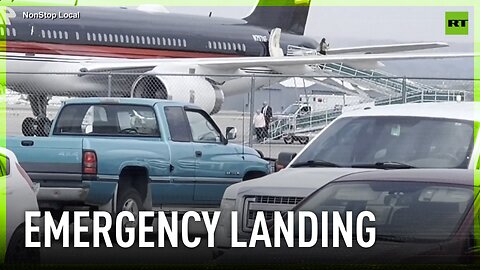 Trump’s Boeing 757 plane makes emergency landing