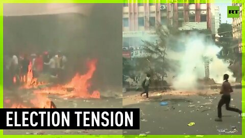 Stones vs Tear gas | Police clash with Bangladesh's opposition supporters