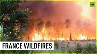 Wildfires ravage France's Gironde Region