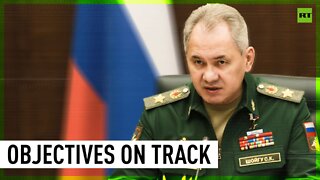 First phase of military operation complete – Shoigu