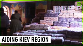 Kiev region receives aid from Russian military