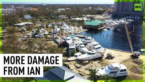 Fort Myers Beach severely damaged by Hurricane Ian