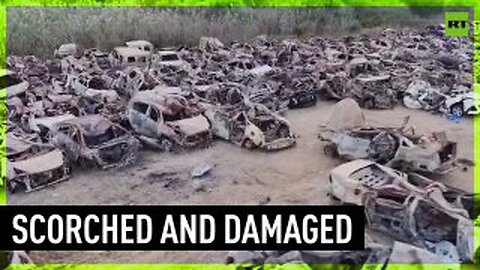 Hundreds of damaged cars moved from Israeli music festival grounds