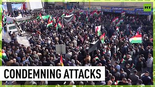 Iraqis hold massive protest against bombing of Erbil