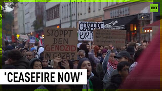 'Not war, it's ethnic cleansing' | Thousands rally in Berlin for peace in Palestine