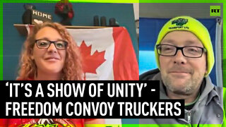 ‘We’re part of the Freedom Convoy and it’s a show of unity not hate’