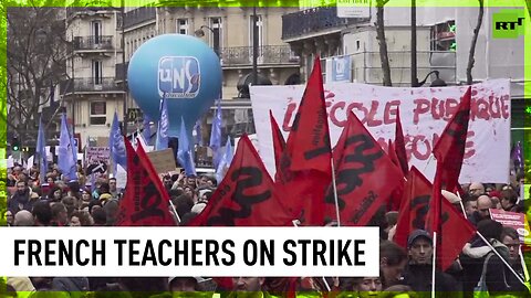 Massive teachers strike takes place in Paris