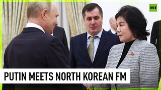 Putin meets with North Korean FM Choe Son Hui in Moscow